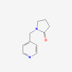 molecular formula C10H12N2O B1354320 1-(吡啶-4-基甲基)吡咯烷-2-酮 CAS No. 132312-62-0