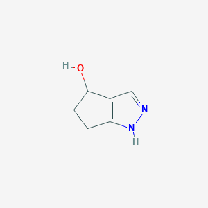 molecular formula C6H8N2O B13543219 1H,4H,5H,6H-Cyclopenta[C]pyrazol-4-OL 