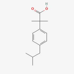 Benzeneacetic acid, alpha,alpha-dimethyl-4-(2-methylpropyl)-