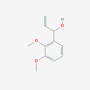 molecular formula C11H14O3 B13543270 1-(2,3-Dimethoxyphenyl)prop-2-en-1-ol 