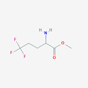 Methyl 2-amino-5,5,5-trifluoropentanoate