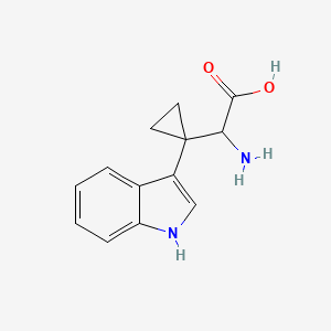 2-(1-(1H-Indol-3-yl)cyclopropyl)-2-aminoacetic acid