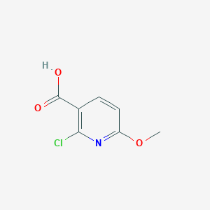 molecular formula C7H6ClNO3 B1354332 2-氯-6-甲氧基烟酸 CAS No. 503000-87-1