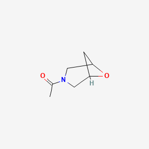 1-{6-Oxa-3-azabicyclo[3.1.1]heptan-3-yl}ethan-1-one