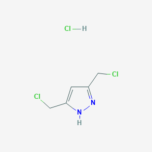 3,5-bis(chloromethyl)-1H-pyrazolehydrochloride