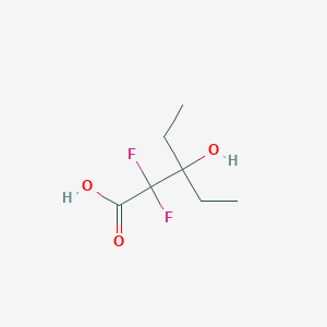 3-Ethyl-2,2-difluoro-3-hydroxypentanoic acid