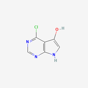 4-chloro-7H-pyrrolo[2,3-d]pyrimidin-5-ol