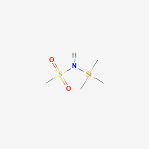molecular formula C4H13NO2SSi B1354349 甲磺酰胺，N-(三甲基甲硅烷基)- CAS No. 999-96-2