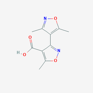 3',5,5'-Trimethyl-[3,4'-biisoxazole]-4-carboxylic acid