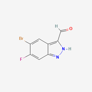 5-bromo-6-fluoro-1H-indazole-3-carbaldehyde