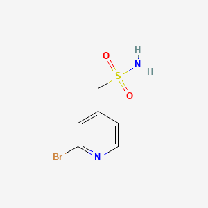 molecular formula C6H7BrN2O2S B13543502 (2-Bromopyridin-4-yl)methanesulfonamide CAS No. 2825007-36-9