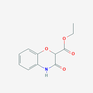 molecular formula C11H11NO4 B1354352 3-氧代-3,4-二氢-2H-苯并[b][1,4]恶嗪-2-甲酸乙酯 CAS No. 24011-61-8
