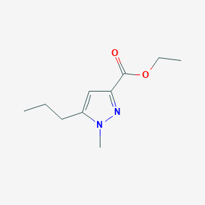 molecular formula C10H16N2O2 B1354358 1-甲基-5-丙基-1H-吡唑-3-羧酸乙酯 CAS No. 247583-69-3