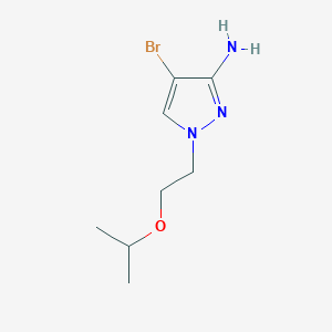 4-Bromo-1-(2-isopropoxyethyl)-1h-pyrazol-3-amine