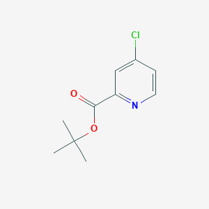 molecular formula C10H12ClNO2 B1354360 叔丁基 4-氯吡啶甲酸酯 CAS No. 220000-86-2