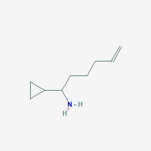 1-Cyclopropylhex-5-en-1-amine