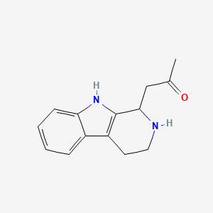 1-(2,3,4,9-Tetrahydro-1H-pyrido(3,4-b)indol-1-yl)-2-propanone