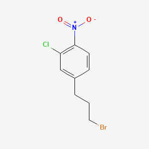 1-(3-Bromopropyl)-3-chloro-4-nitrobenzene