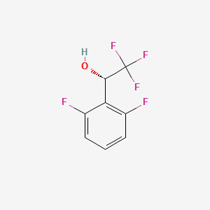 (1S)-1-(2,6-difluorophenyl)-2,2,2-trifluoroethan-1-ol