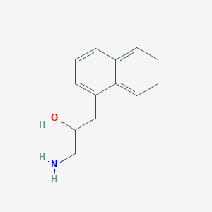 molecular formula C13H15NO B13543682 1-Amino-3-(naphthalen-1-yl)propan-2-ol 