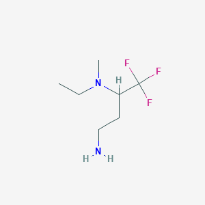 (4-Amino-1,1,1-trifluorobutan-2-yl)(ethyl)methylamine