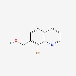 molecular formula C10H8BrNO B13543711 (8-Bromoquinolin-7-yl)methanol 