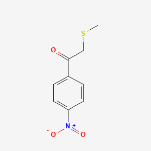 2-(Methylthio)-1-(4-nitrophenyl)ethan-1-one