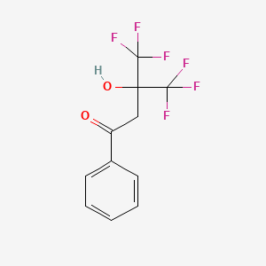 molecular formula C11H8F6O2 B1354374 4,4,4-三氟-3-羟基-1-苯基-3-(三氟甲基)丁烷-1-酮 CAS No. 731-00-0