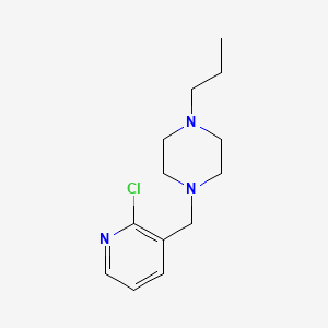 1-((2-Chloropyridin-3-yl)methyl)-4-propylpiperazine