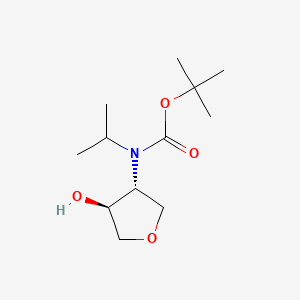 rac-tert-butyl N-[(3R,4S)-4-hydroxyoxolan-3-yl]-N-(propan-2-yl)carbamate