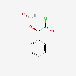 molecular formula C9H7ClO3 B1354379 (R)-(-)-O-Formylmandeloyl chloride CAS No. 29169-64-0