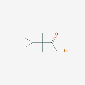 1-Bromo-3-cyclopropyl-3-methylbutan-2-one