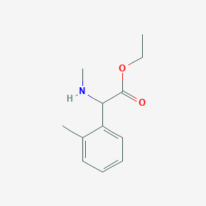 Ethyl 2-(methylamino)-2-(o-tolyl)acetate