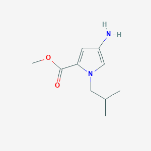 Methyl 4-amino-1-isobutyl-1h-pyrrole-2-carboxylate