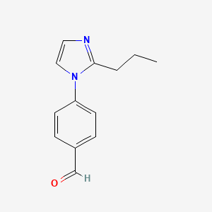 4-(2-Propyl-1h-imidazol-1-yl)benzaldehyde