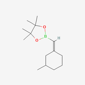 (Z)-4,4,5,5-Tetramethyl-2-((3-methylcyclohexylidene)methyl)-1,3,2-dioxaborolane