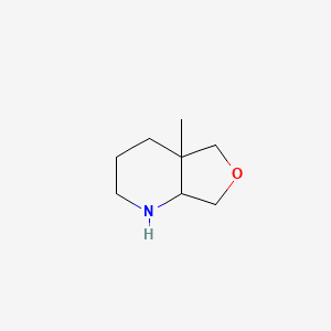 molecular formula C8H15NO B13543889 4A-methyloctahydrofuro[3,4-b]pyridine 