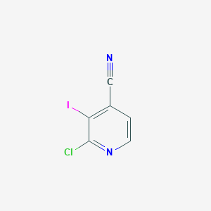 molecular formula C6H2ClIN2 B1354393 2-Chloro-3-iodoisonicotinonitrile CAS No. 908279-56-1