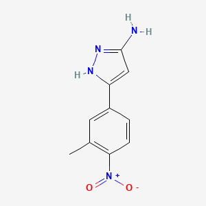 5-(3-methyl-4-nitrophenyl)-1H-pyrazol-3-amine