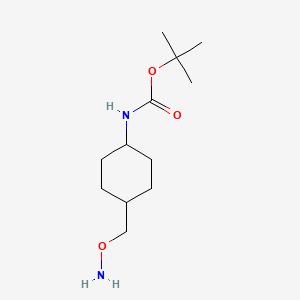 tert-butyl N-{4-[(aminooxy)methyl]cyclohexyl}carbamate