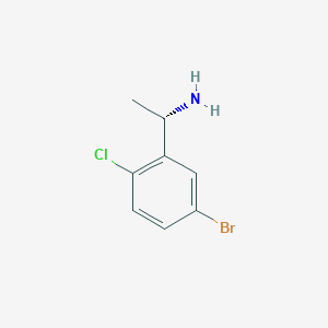 (1s)-1-(5-Bromo-2-chlorophenyl)ethan-1-amine