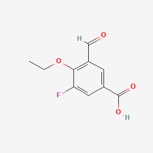 4-Ethoxy-3-fluoro-5-formylbenzoic acid