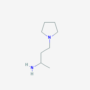 molecular formula C8H18N2 B1354400 4-(Pyrrolidin-1-yl)butan-2-amine CAS No. 138548-04-6