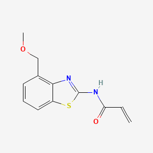 N-[4-(methoxymethyl)-1,3-benzothiazol-2-yl]prop-2-enamide