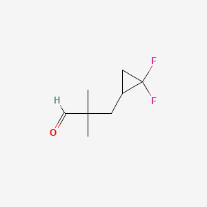 3-(2,2-Difluorocyclopropyl)-2,2-dimethylpropanal