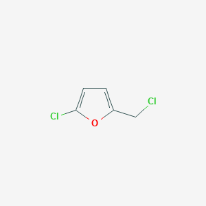 molecular formula C5H4Cl2O B13544030 5-Chloro-2-chloromethylfuran 