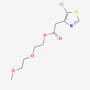 2-(2-Methoxyethoxy)ethyl2-(5-chloro-1,3-thiazol-4-yl)acetate