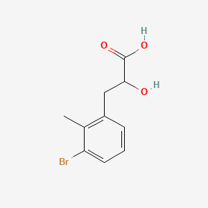 3-(3-Bromo-2-methylphenyl)-2-hydroxypropanoic acid