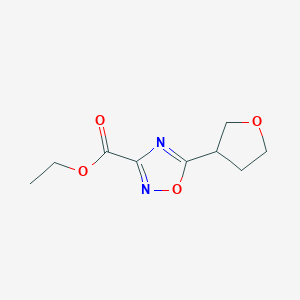 Ethyl 5-(tetrahydrofuran-3-yl)-1,2,4-oxadiazole-3-carboxylate