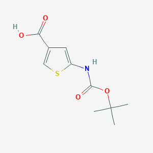 5-((tert-Butoxycarbonyl)amino)thiophene-3-carboxylic acid